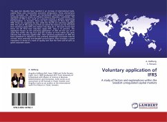 Voluntary application of IFRS - Hallberg, A.;Persson, S.