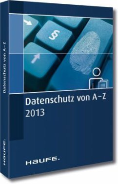 Datenschutz von A-Z 2013 Cover Datenschutz von A-Z 2013
