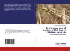 Participatory Varietal Selection of Malt Barley : Hordeum vulgare L.