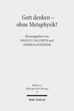 Cover Gott denken - ohne Metaphysik?