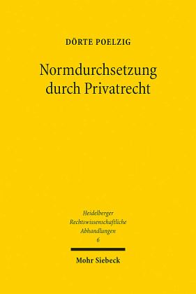 Normdurchsetzung durch Privatrecht Normdurchsetzung durch Privatrecht