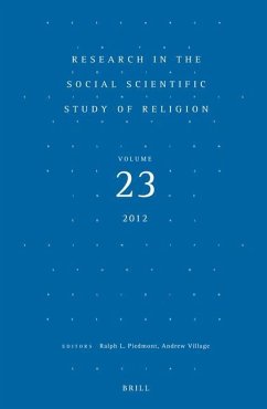Research in the Social Scientific Study of Religion, Volume 23