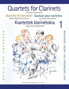 Clarinet Quartets for Beginners, Volume 1