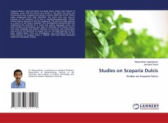 Studies on Scoparia Dulcis - Jagadeesan, Manjunathan;David, Jerinston