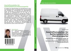 Geschäftsmodellen für batterieelektrische Kleintransporter
