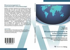 Wissensmanagement in internationalen Unternehmungen - Kubiak, Joanna;Steinle, Claus;Eichenberg, Timm