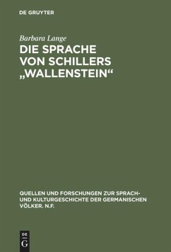 Die Sprache von Schillers 
