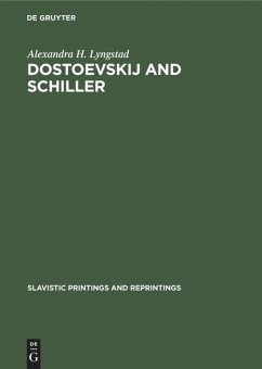 Dostoevskij and Schiller - Lyngstad, Alexandra H.