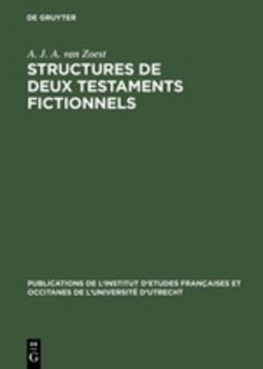 Structures de deux testaments fictionnels - Zoest, A. J. van