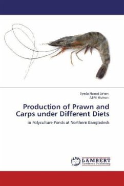 Production of Prawn and Carps under Different Diets