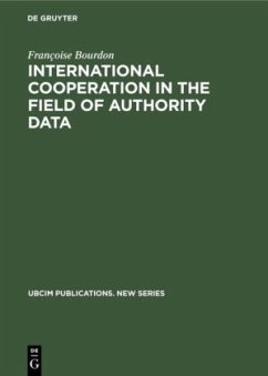 International cooperation in the field of authority data - Bourdon, Françoise