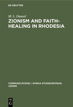 Cover Zionism and Faith-Healing in Rhodesia