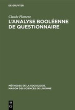 L¿analyse booléenne de questionnaire - Flament, Claude