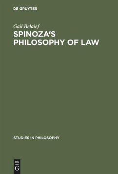 Spinoza's Philosophy of Law - Belaief, Gail