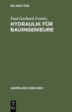 Hydraulik für Bauingenieure - Franke, Paul-Gerhard
