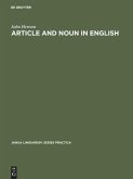 Article and Noun in English