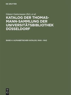 Cover Alphabetischer Katalog. Man - Maz