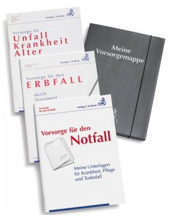 Cover Vorsorge für den Notfall, Vorsorge für Unfall, Krankheit und Alter, Vorsorge für den Erbfall: Meine Unterlagen für Krankheit, Pflege und Todesfall