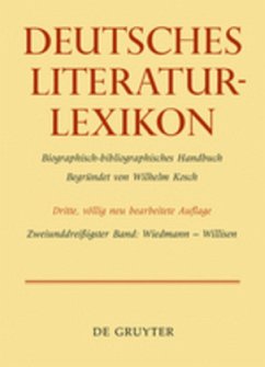 Wiedmann - Willisen / Deutsches Literatur-Lexikon Band 32