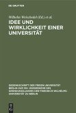 Idee und Wirklichkeit einer Universität