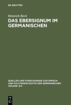 Das Ebersignum im Germanischen - Beck, Heinrich