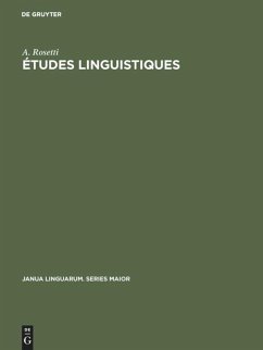Études linguistiques - Rosetti, A.