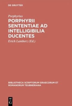 Porphyrii sententiae ad intelligibilia ducentes - Porphyrius