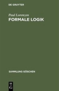 Formale Logik - Lorenzen, Paul