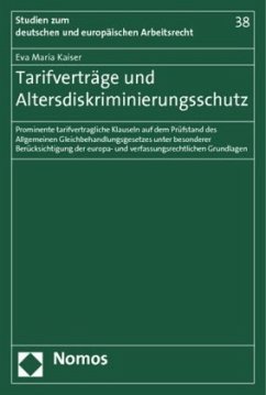 Tarifverträge und Altersdiskriminierungsschutz - Kaiser, Eva Maria