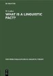 What is a linguistic fact? - Bild 1