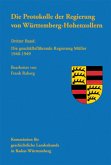 Die geschäftsführende Regierung Müller 1948-1949 / Die Protokolle der Regierung von Württemberg-Hohenzollern Bd.3