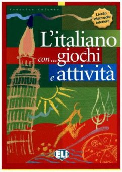Cover L'italiano con giochi e attivita