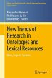 New Trends of Research in Ontologies... - Bild 1