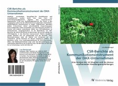 CSR-Berichte als Kommunikationsinstrument der DAX-Unternehmen