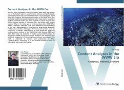 Content Analyses in the WWW Era