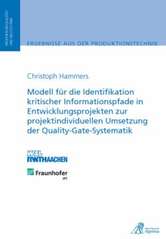 Modell für die Identifikation kritischer Informationspfade in Entwicklungsprojekten zur projektindividuellen Umsetzung d - Hammers, Christoph