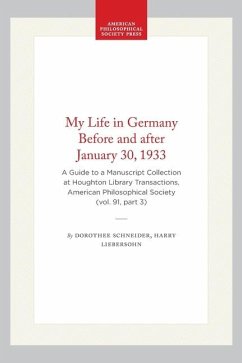 Cover My Life in Germany Before and After January 30, 1933