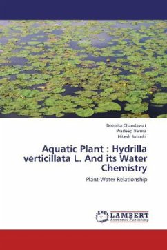 Aquatic Plant : Hydrilla verticillata L. And its Water Chemistry