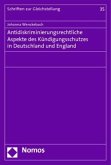 Antidiskriminierungsrechtliche Aspekte des Kündigungsschutzes in Deutschland und England