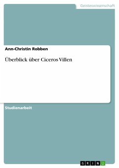 Überblick über Ciceros Villen