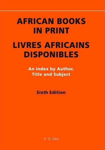 African Books in Print (eBook, PDF)