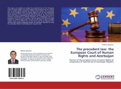 The precedent law: the European Court of Human Rights and Azerbaijan