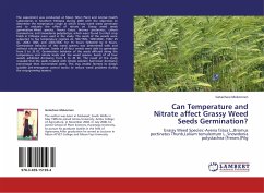 Can Temperature and Nitrate affect Grassy Weed Seeds Germination?