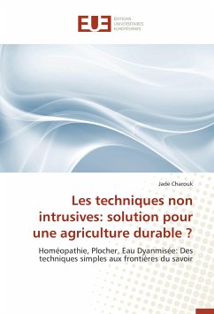 Les techniques non intrusives: solution pour une agriculture durable ? - Charouk, Jade