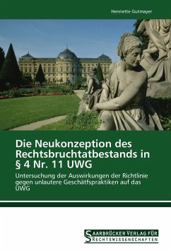 Die Neukonzeption des Rechtsbruchtatbestands in § 4 Nr. 11 UWG - Gutmayer, Henriette