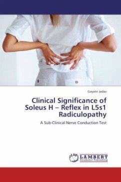 Clinical Significance of Soleus H - Reflex in L5s1 Radiculopathy - Jadav, Gayatri
