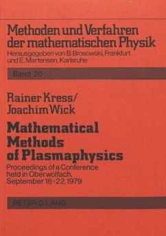 Mathematical Methods of Plasmaphysics - Kress, Rainer;Wick, Joachim