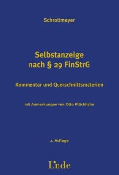 Cover Selbstanzeige nach ï¿½ 29 FinStrG, Kommentar (f. Österreich)