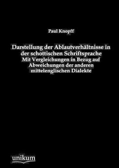 Cover Darstellung der Ablautverhältnisse in der schottischen Schriftsprache