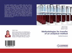Methodologies for transfer of an analytical method - Desai, Vidhi M.;Patel, Rajesh K.;Raval, Bhuvan P.